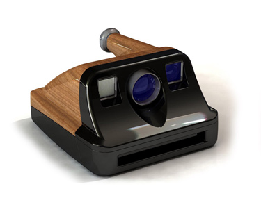 Concept 
      
 
 
 
 design of Polaroid instant camera. 