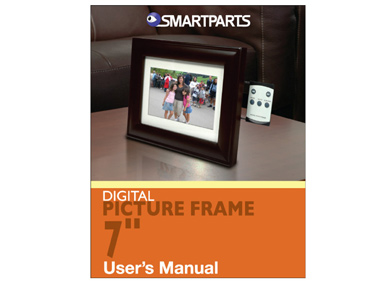 Design of a front cover for user manual.