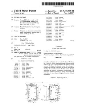 Patent 
      
 
 
 
 for invention in stationery field.