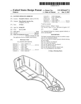 Patent 
      
 
 
 
 for portable battery operated airbrush.